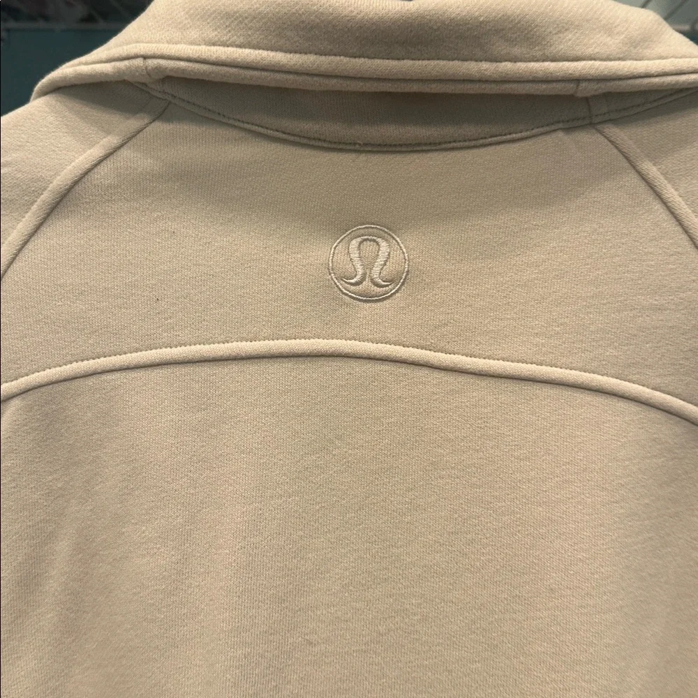 Lululemon Athletica Off-White Zip-Up Jacket